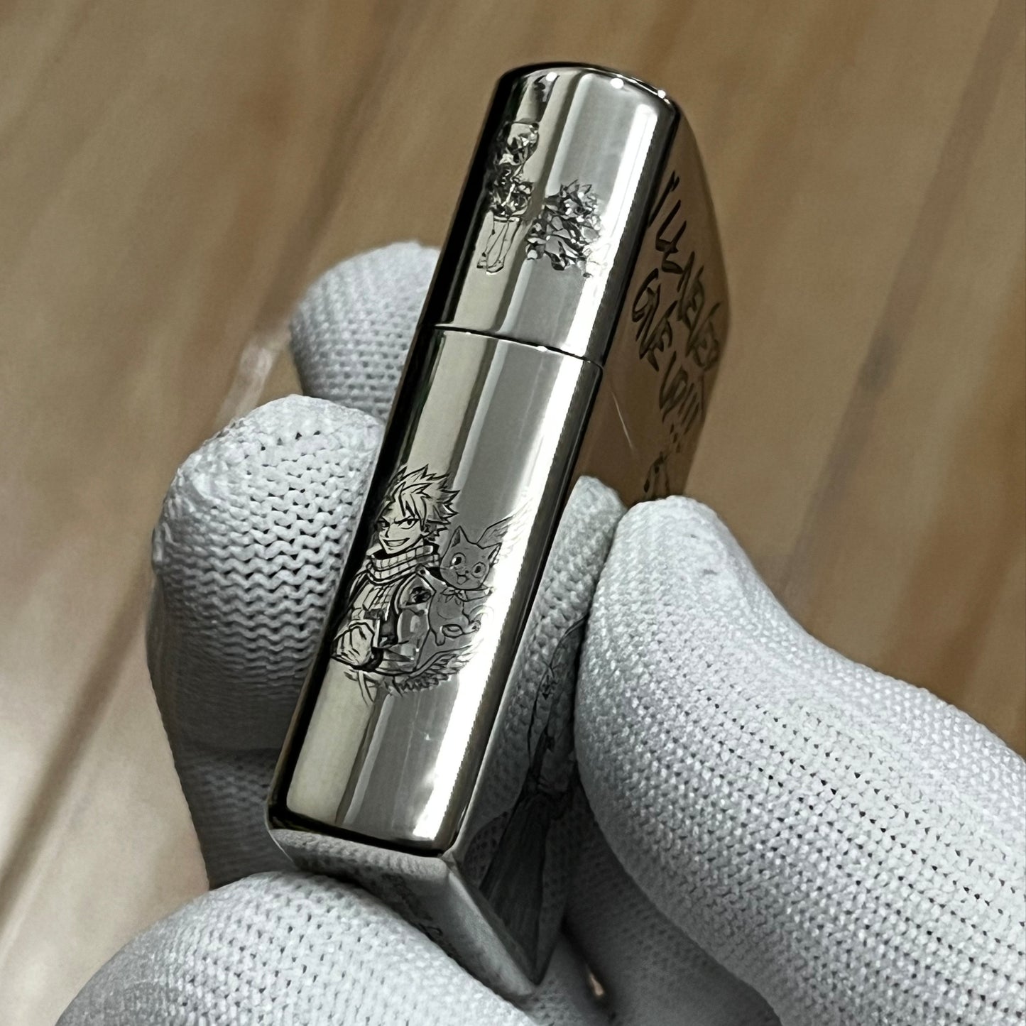Zorro Engraved Lighter “Fairy Tail” – Natsu Dragneel 5-Sided Design
