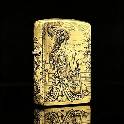 Zippo Japanesse Lion Sun Moon
