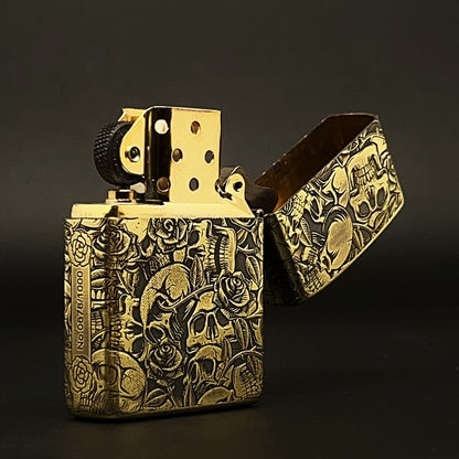 Zippo Skull and Roses
