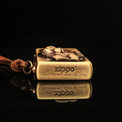 Zippo Sculpted Girl Raised Emblem