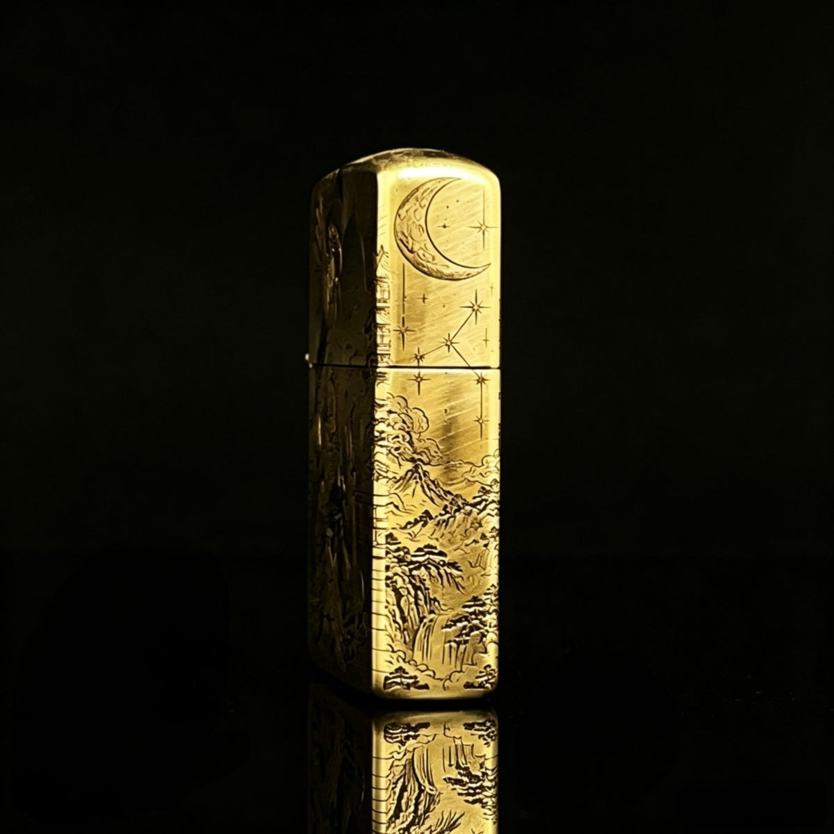 Zippo Japanesse Lion Sun Moon
