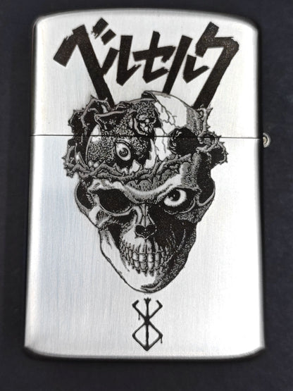 Berserk Zorro White Copper Armor Lighter – Deep Carved (2 Finishes)