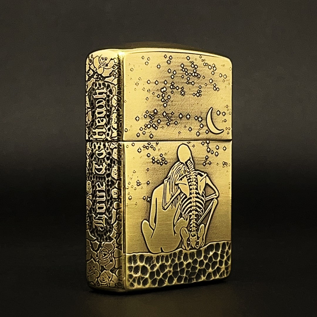Zippo Skeleton Gothic Love