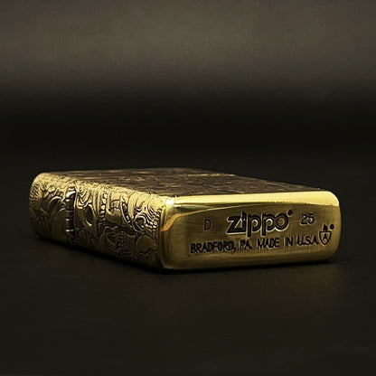 Zippo Skull and Roses