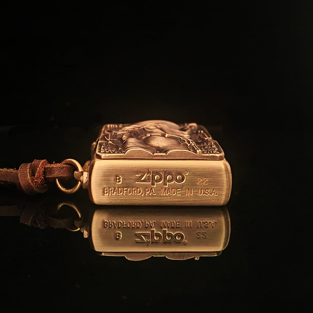 Cowgirl Zippo Lighter