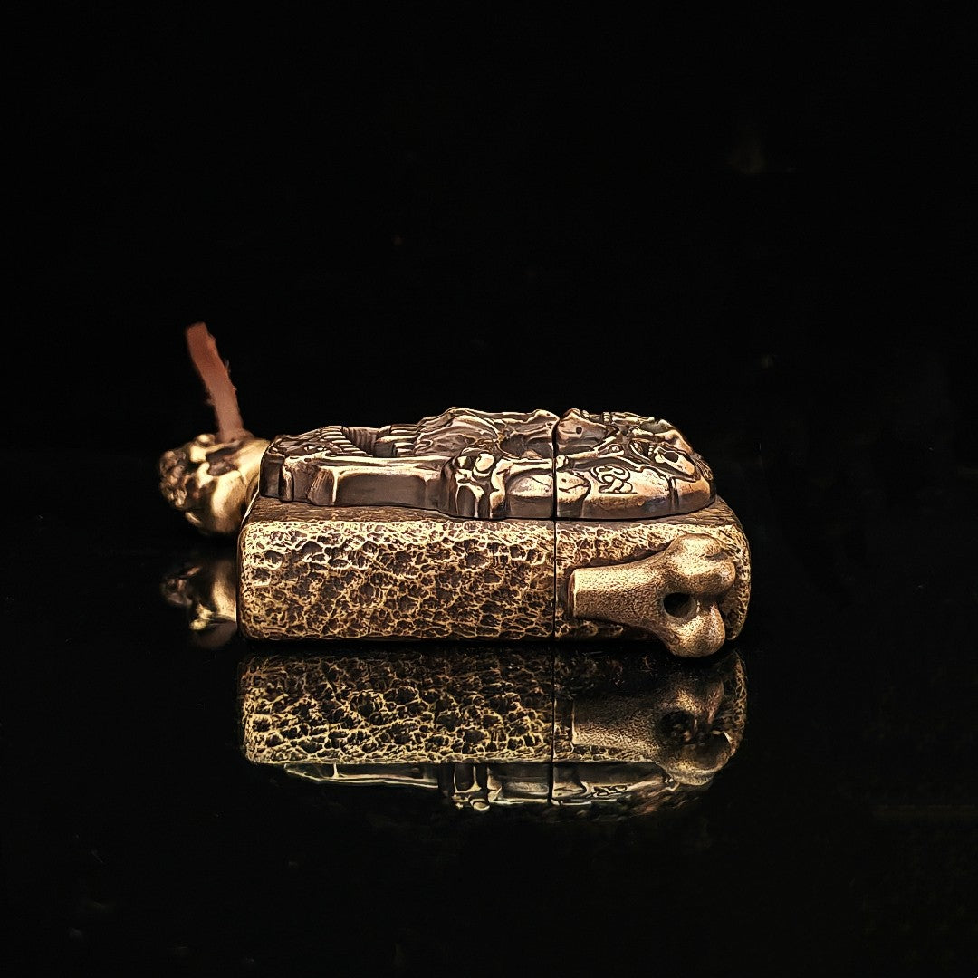 Handmade Zippo Skull