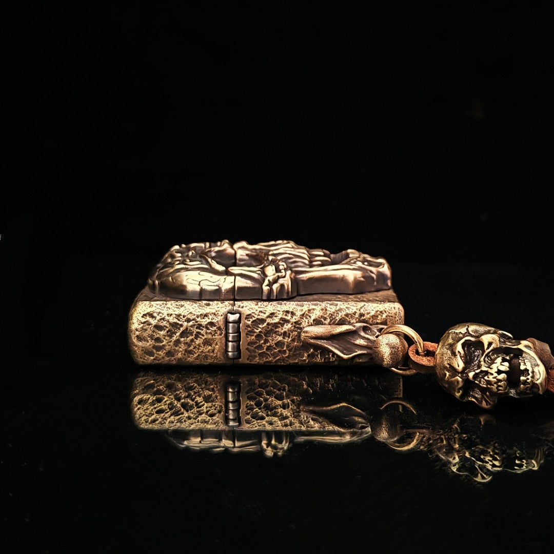 Handmade Zippo Skull