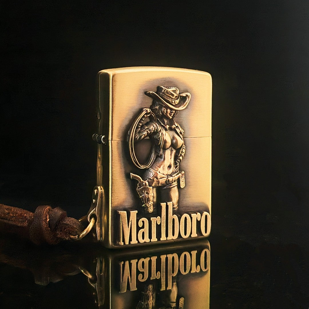 Zippo Marlboro Lasso Cowgirl
