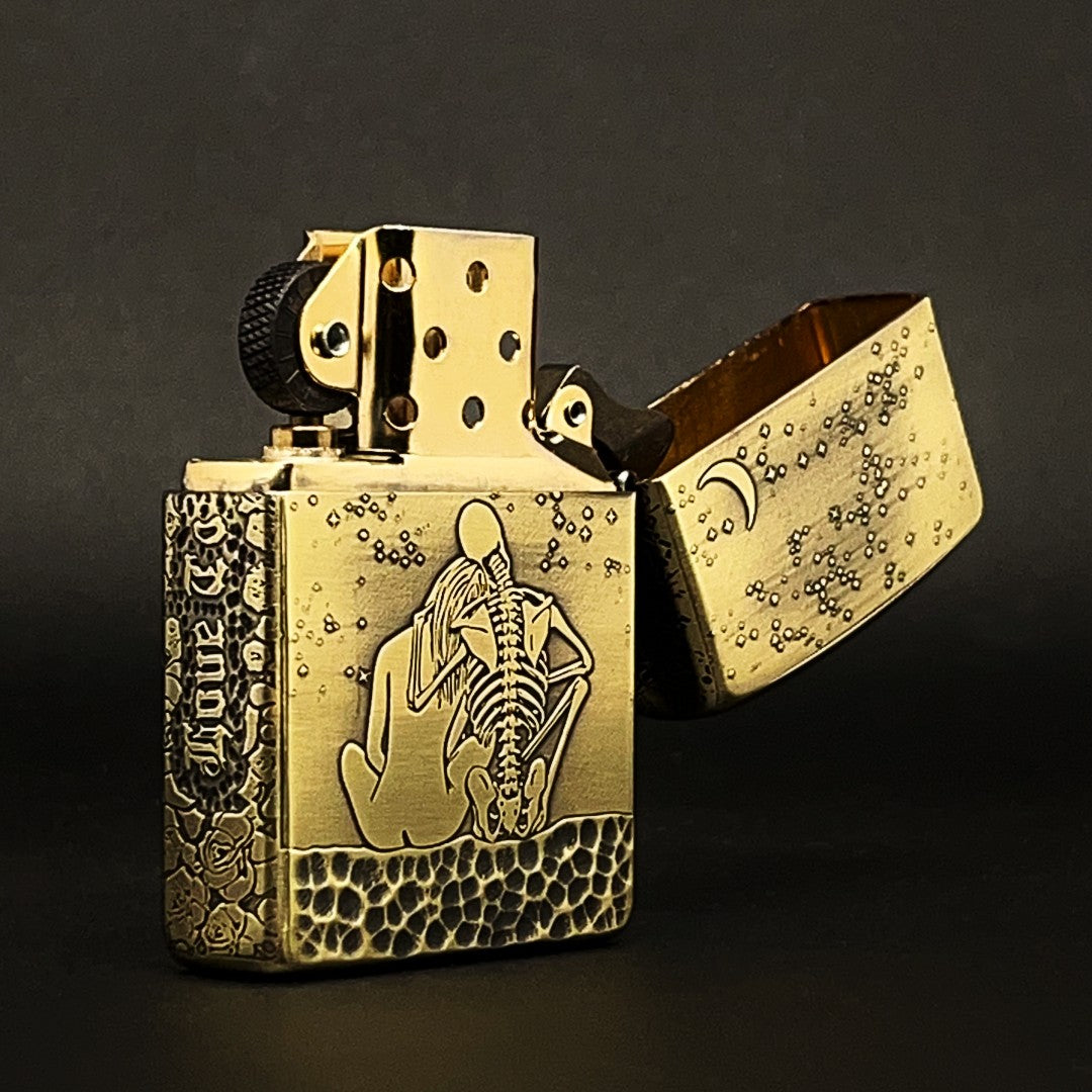 Zippo Skeleton Gothic Love