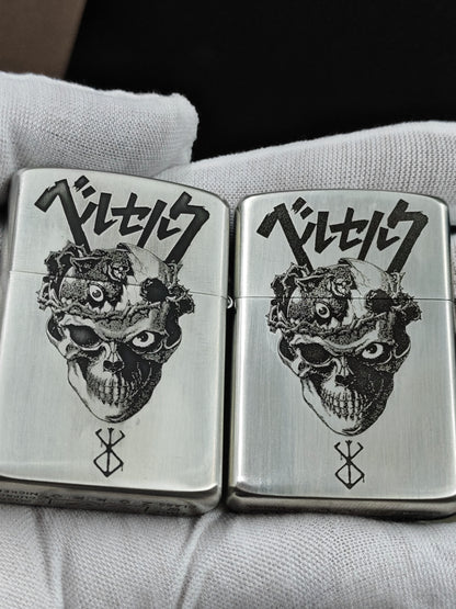 Berserk Zorro White Copper Armor Lighter – Deep Carved (2 Finishes)