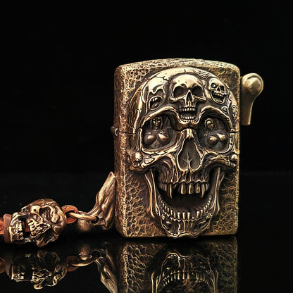 Handmade Zippo Skull