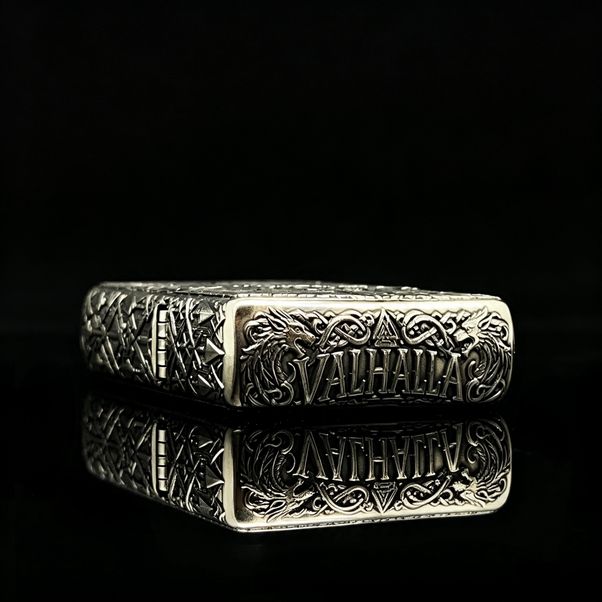 Zippo Valhalla Viking Norse 3D Relief