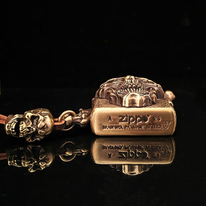Handmade Zippo Skull