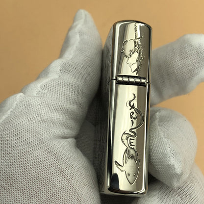 Solo Leveling Custom Lighter – Zorro | Deep Engraving, Mirror Effect