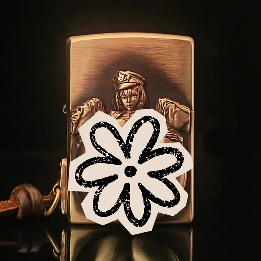 Zippo 3D Welded Military Girl