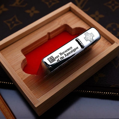 Zippo Sterling Silver Four Horsemen of the Apocalypse