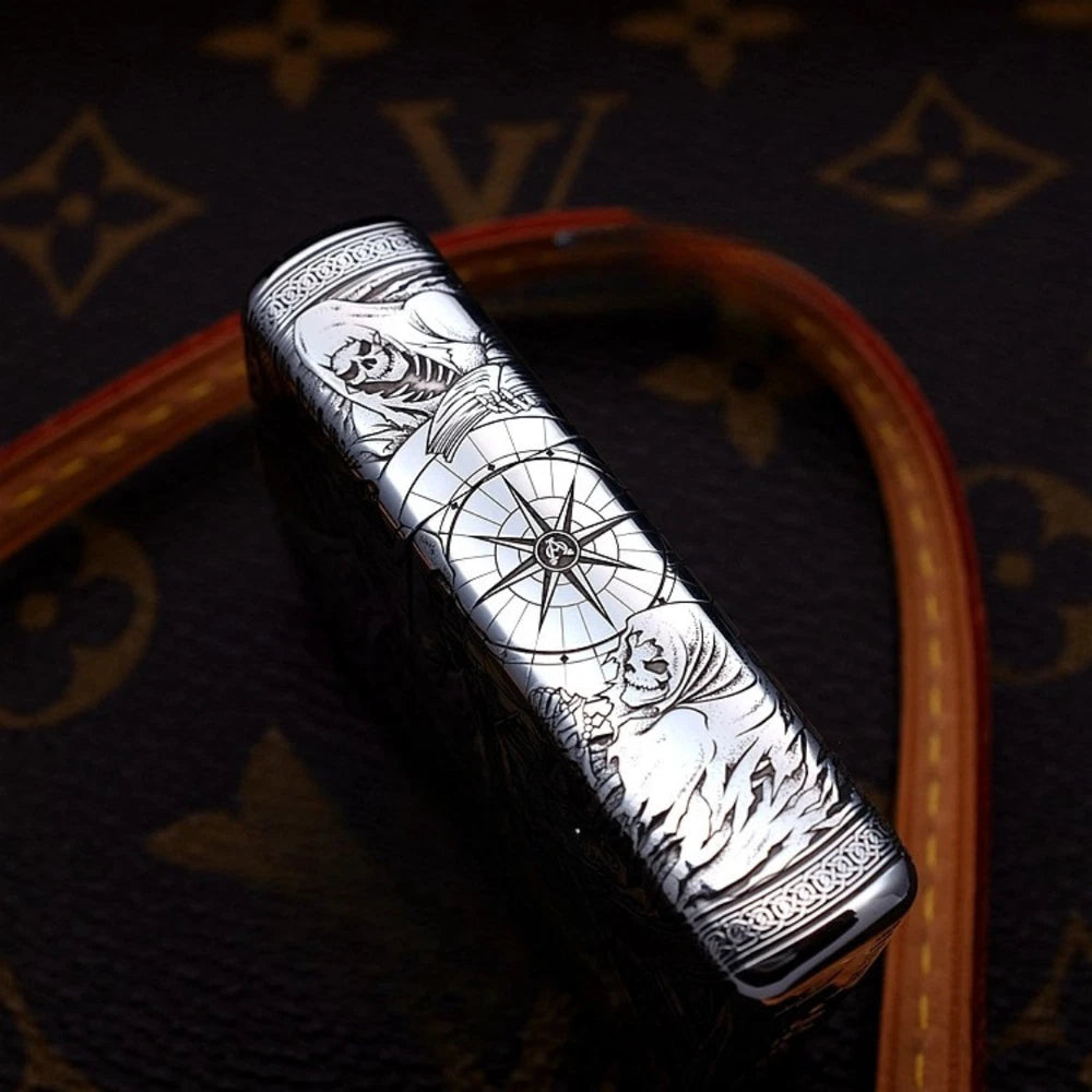 Zippo Sterling Silver Four Horsemen of the Apocalypse