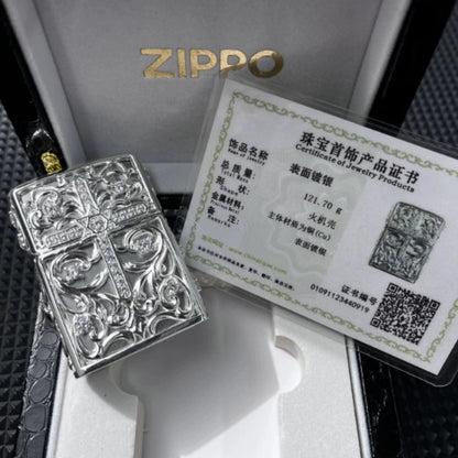 Zippo Diamond Cross