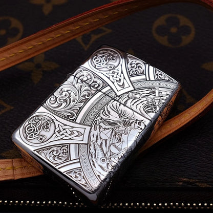 Zippo Sterling Silver Four Horsemen of the Apocalypse