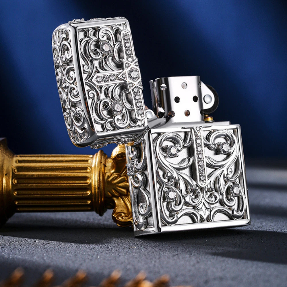 Zippo Diamond Cross