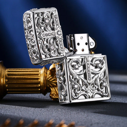 Zippo Diamond Cross