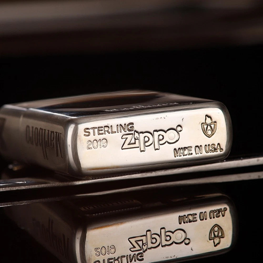 Zippo Sterling Silver Marlboro