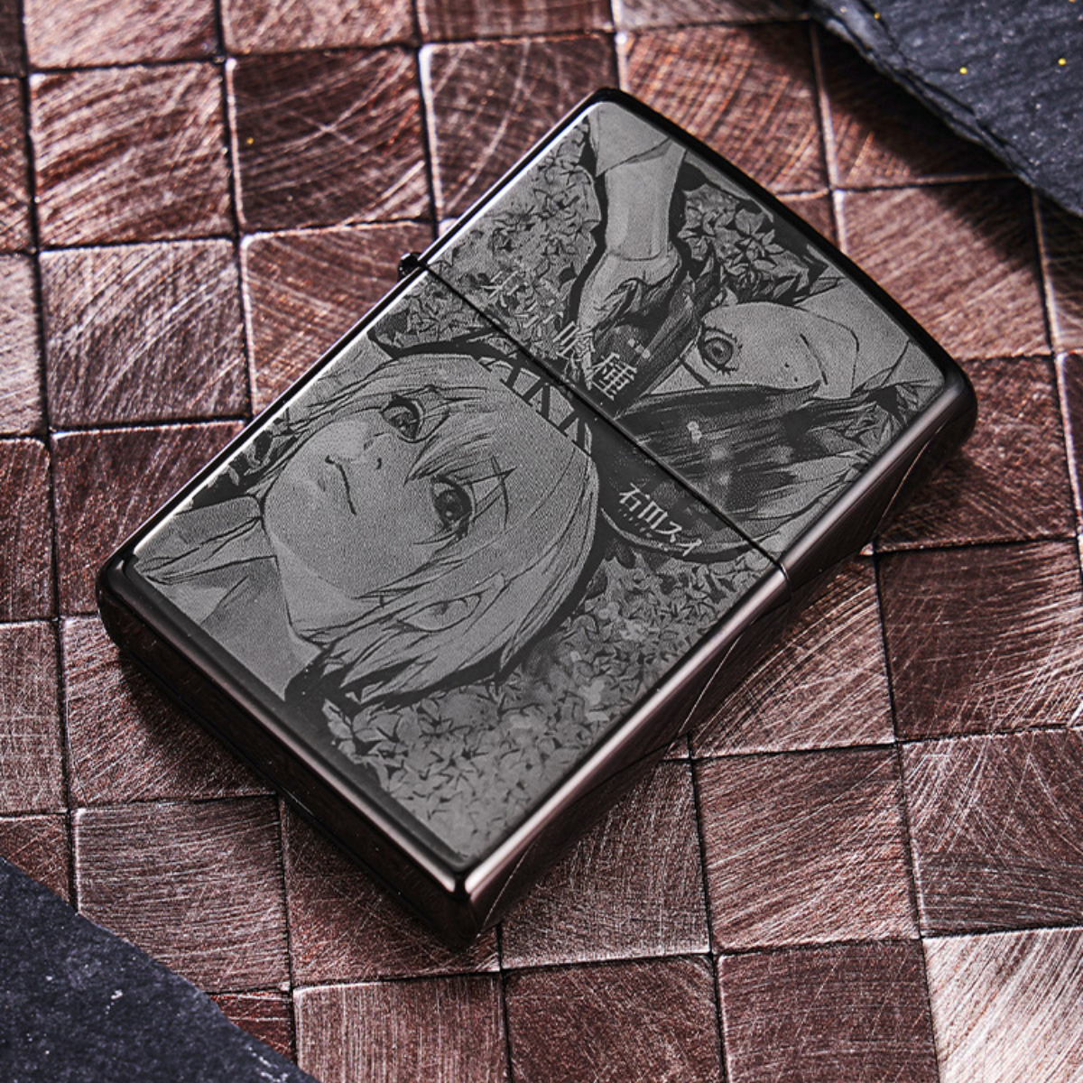 Tokyo Ghoul Zippo Lighter, Laser Engraved, Anime Design