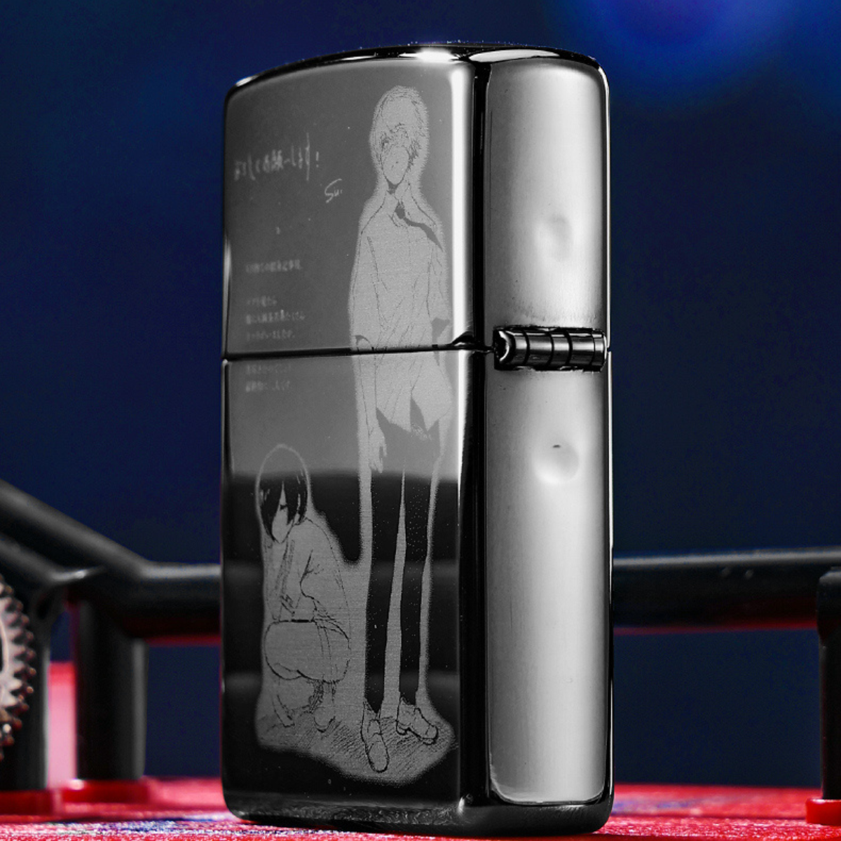 Tokyo Ghoul Zippo Lighter, Laser Engraved, Anime Design
