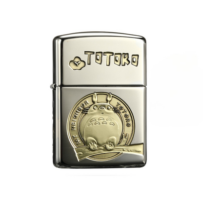 3D relief Zippo lighter with Totoro from My Neighbor Totoro, Studio Ghibli collectible