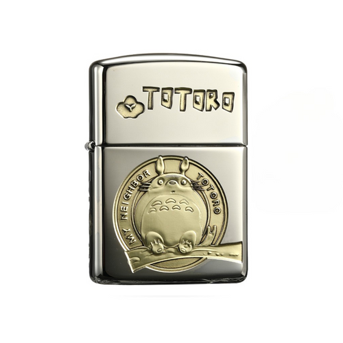 3D relief Zippo lighter with Totoro from My Neighbor Totoro, Studio Ghibli collectible
